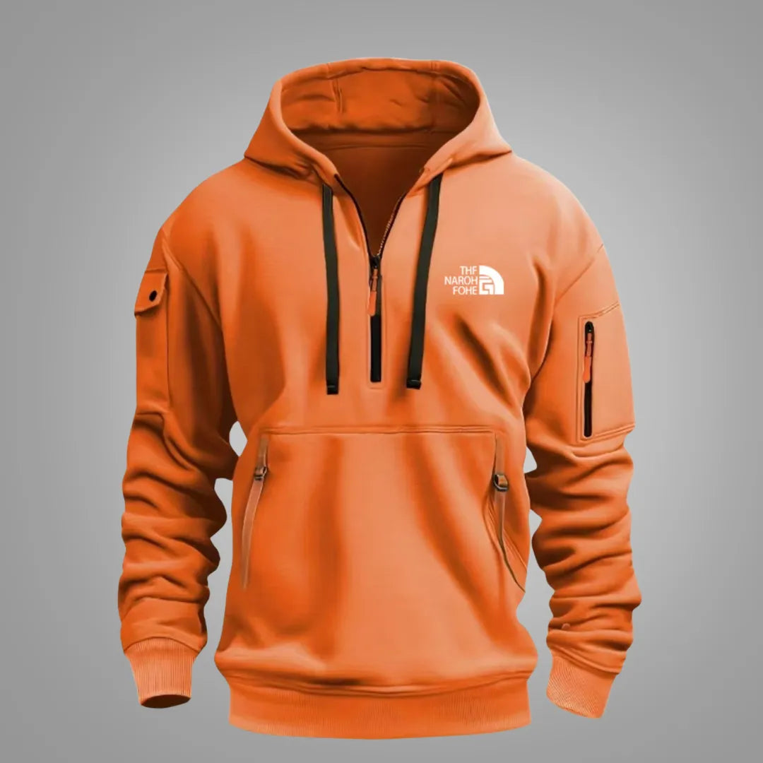 Men’s Zip Hoodie – Casual Hooded Sweatshirt