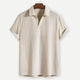 Men’s Ribbed Johnny Collar Polo