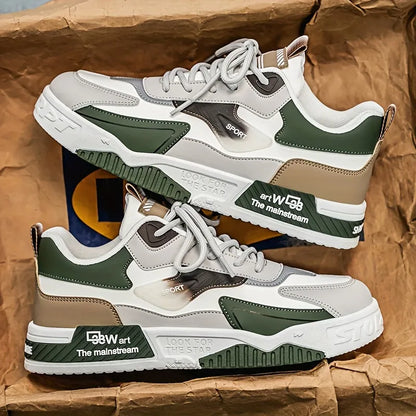 Men’s Casual Sneakers with Thick Cushioned Sole