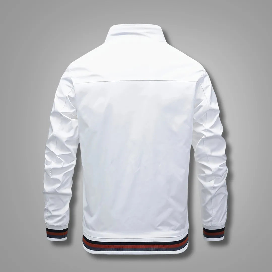 Men’s Classic Bomber Jacket with Zip Closure