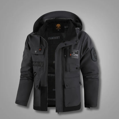 Men’s Hooded Casual Jacket for Spring and Autumn