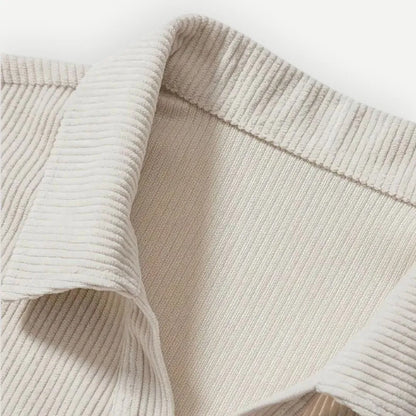 Men’s Ribbed Johnny Collar Polo