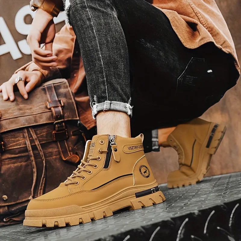 Men’s Mid-Top Casual Boots for Everyday Wear