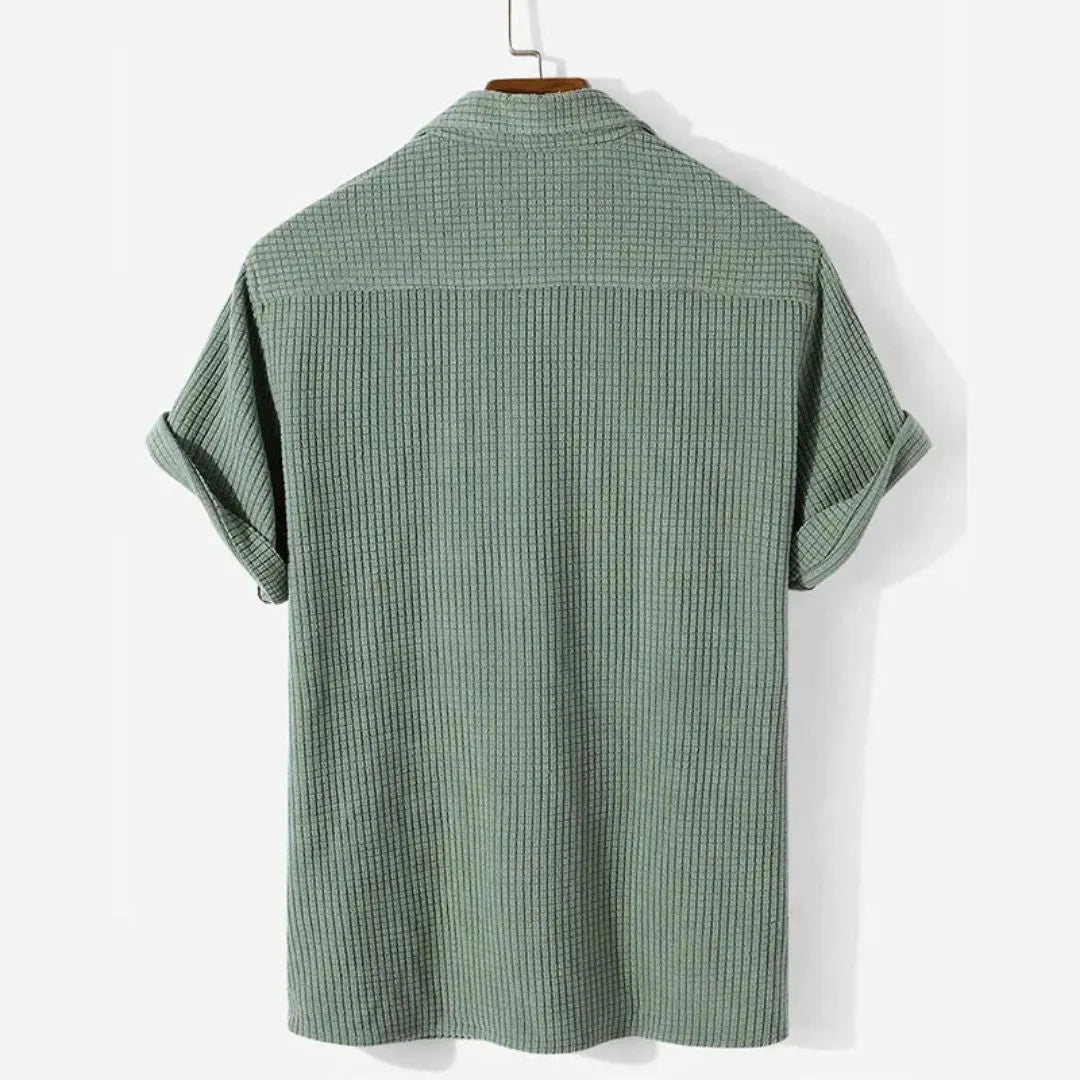Men’s Relaxed Textured Polo Shirt