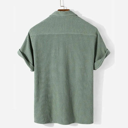 Men’s Relaxed Textured Polo Shirt