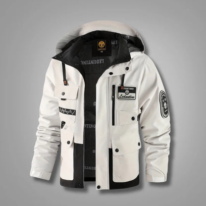 Men’s Hooded Casual Jacket for Spring and Autumn