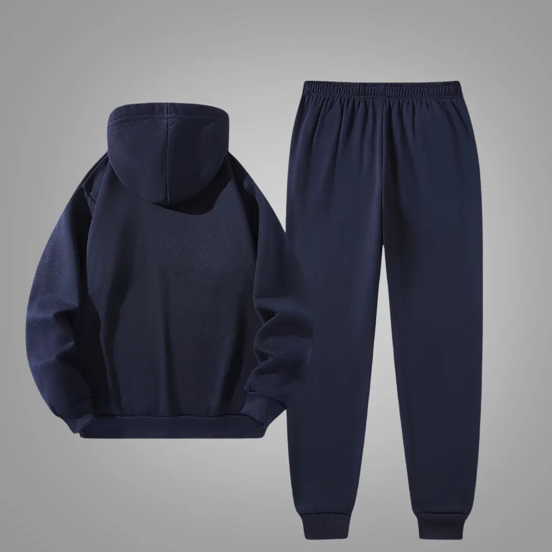 Men’s Hooded Tracksuit Set – Hoodie & Joggers with Paris Print