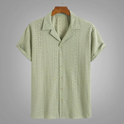 Benson Knit Jacquard Polo Shirt