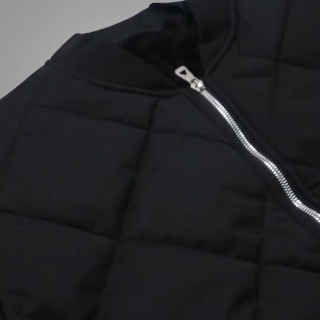 Men’s Plush-Lined Winter Zip Jacket