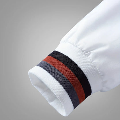 Men’s Classic Bomber Jacket with Zip Closure