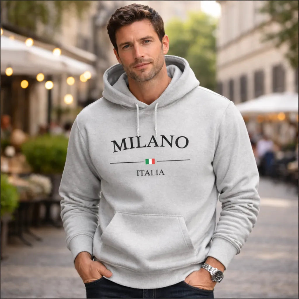 Men’s Milano Comfort Hoodie – Includes Free T-Shirt