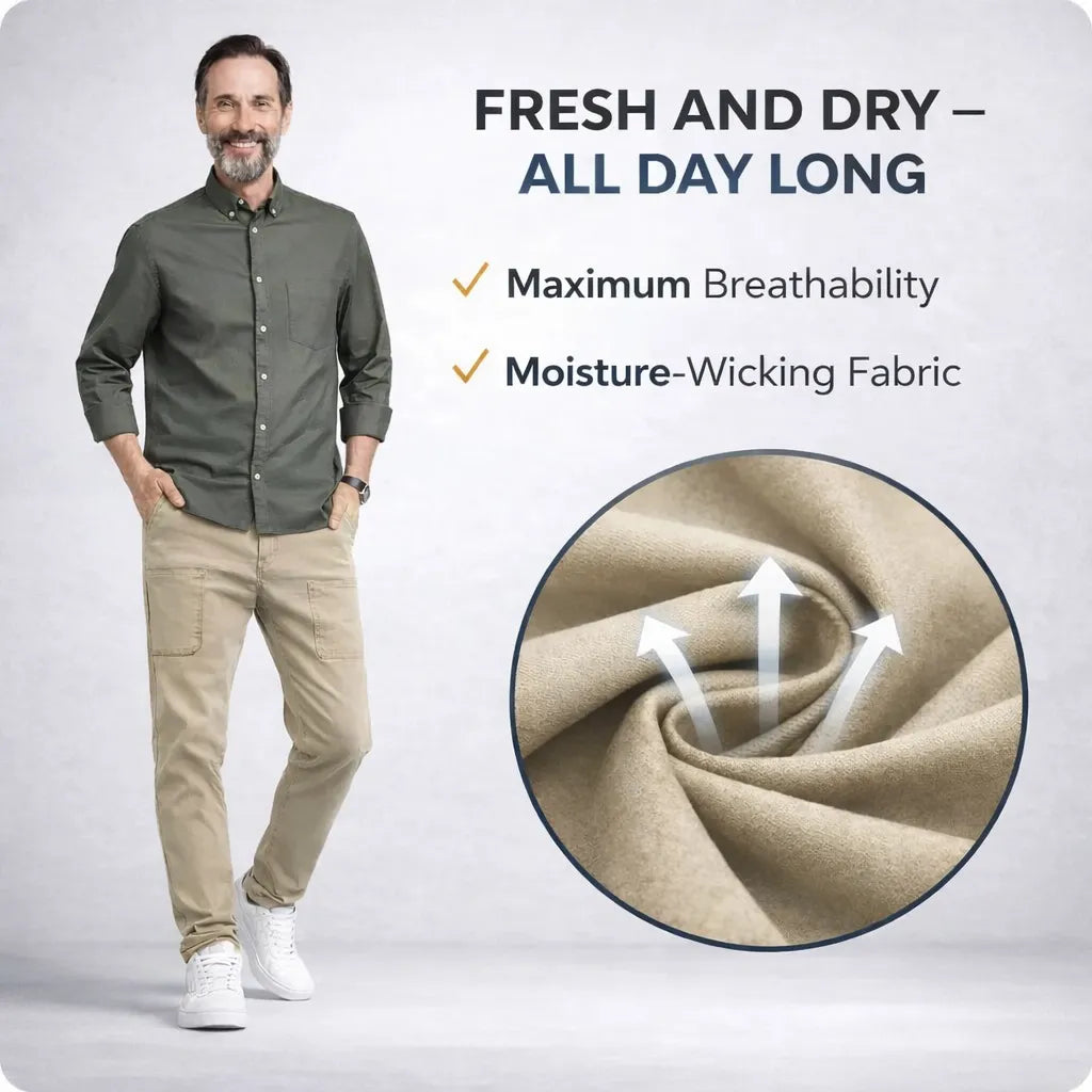 MultiPants™ – Comfort Stretch Cargo Trousers with 6 Pockets