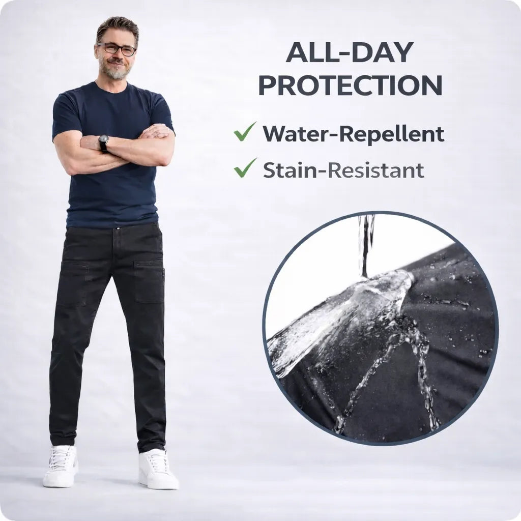 MultiPants™ – Comfort Stretch Cargo Trousers with 6 Pockets