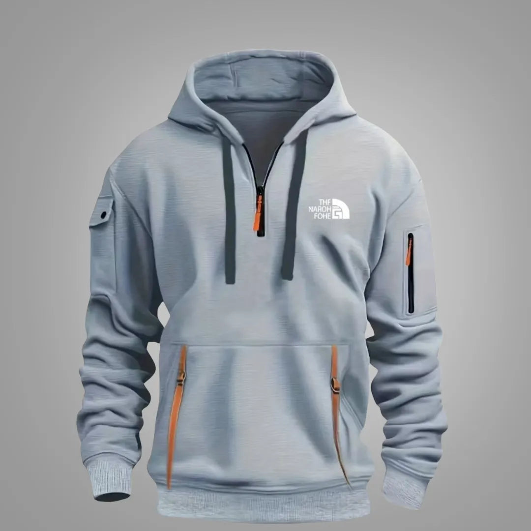 Men’s Zip Hoodie – Casual Hooded Sweatshirt