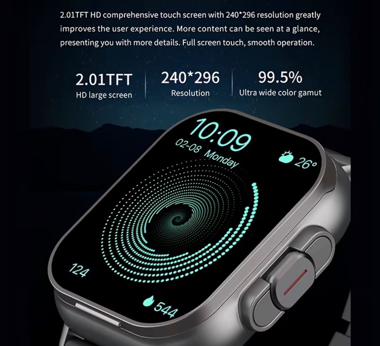 2-in-1 Smartwatch with Built-in Earbuds