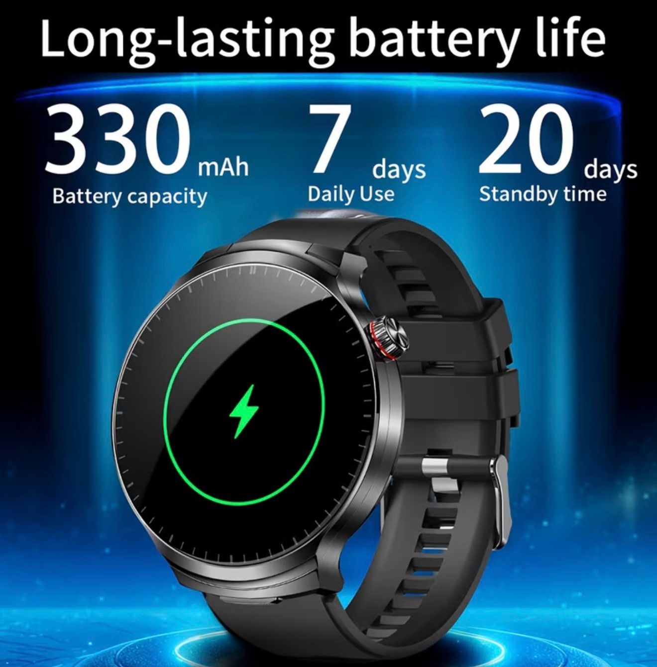 2-in-1 Smart Watch with Integrated TWS Earbuds