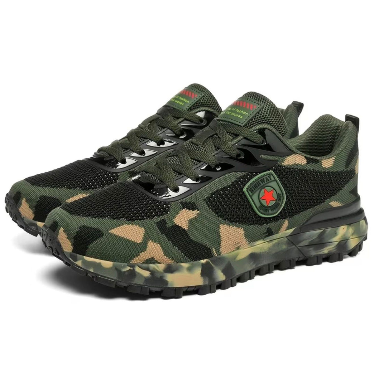 Tactical Camo Sneakers Men 🔥