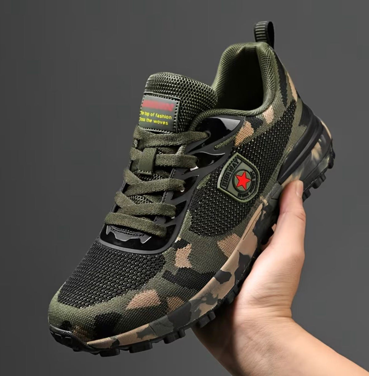 Tactical Camo Sneakers Men 🔥