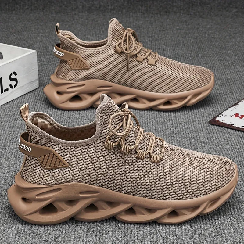 Men’s Lightweight Running Shoes – Breathable Mesh Design