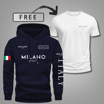 Men’s Milano Comfort Hoodie with Free T-Shirt