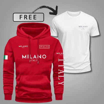 Men’s Milano Comfort Hoodie with Free T-Shirt