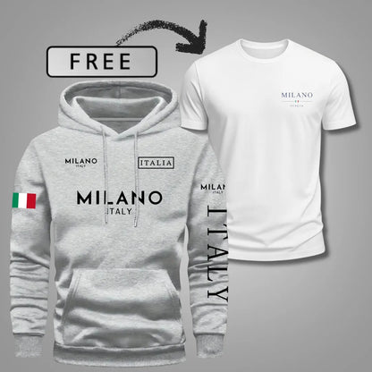 Men’s Milano Comfort Hoodie with Free T-Shirt
